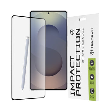 Folie Clear pentru Samsung S25 Ultra, Full Glass - Transparent / Negru