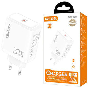 Incarcator Kaku KSC-1669 Retea, 30W - Alb
