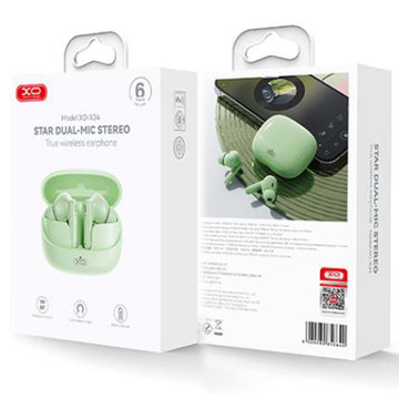 Casti Wireless XO X34, Ear Buds, BT 5.3, 300mAh - Verde