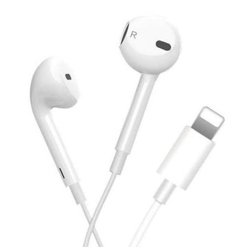 Casti cu Fir XO EP13, In Ear, Lightning, 1.2m, BT Conect Pop-Up, HiFi - Alb