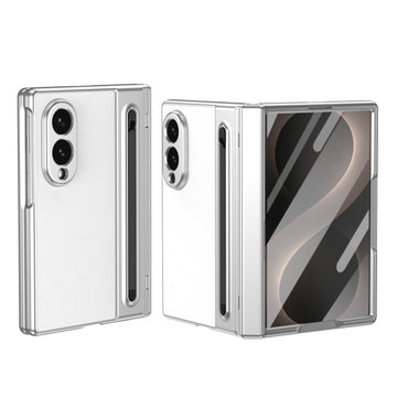 Husa pentru Samsung Z Fold 8, Pentru Samsung Galaxy Z Fold 8, Elecplating, Antisoc, Touchpen - Alb