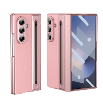 Husa pentru Samsung Z Fold 8 Ultra, Pentru Samsung Galaxy Z Fold 8 Ultra, Elecplating, Antisoc, Touchpen - Roz