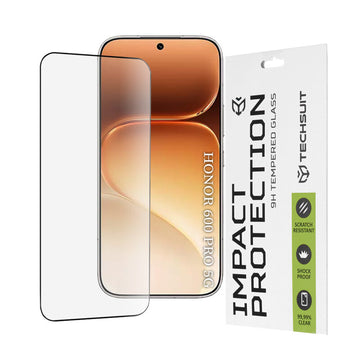 Folie Clear pentru Honor 600 Pro, Full Glass - Transparent / Negru