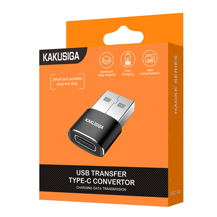 Adaptor OTG Transfer Kaku KSC-530, USB-C la USB-A - Negru