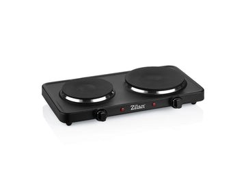 Plită electrică 2 ochiuri negru Zilan ZLN2181