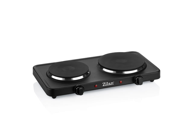 Plită electrică 2 ochiuri negru Zilan ZLN2181