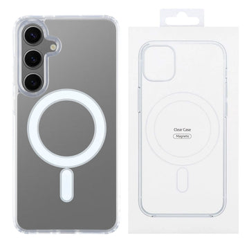 Husa SnapOn pentru Samsung S25 Plus, MagSafe, AntiDrop Acryl - Transparent