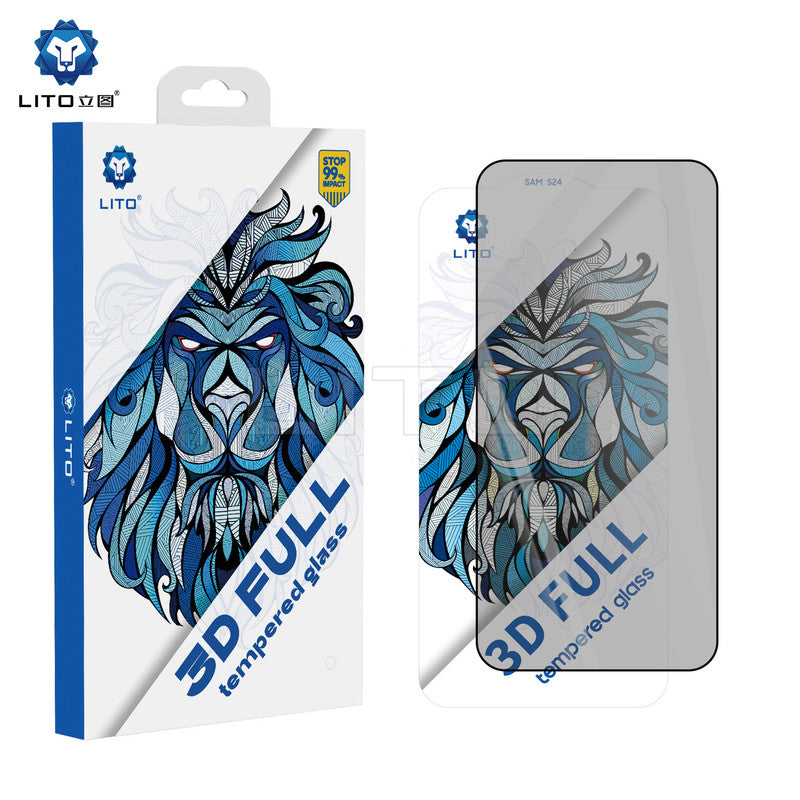 Folie 2.5D Lito pentru Samsung S24 Plus Privacy Thin Glass 9H AntiSpy