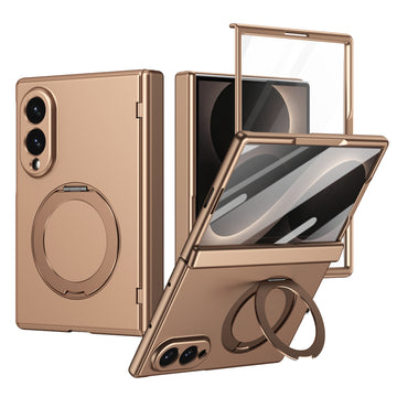Husa pentru Samsung Z Fold 8, Pentru Samsung Galaxy Z Fold 8, MagSafe, Suport Metalic Reglabi - Auriu