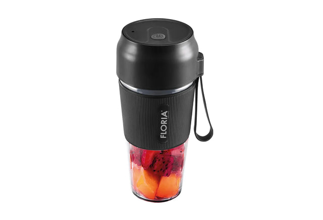 Blender reîncărcabil portabil negru Floria ZLN1719, 50 W