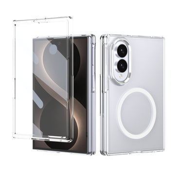 Husa pentru Samsung Z Fold 8, Pentru Samsung Galaxy Z Fold 8, Ice Foling Series, MagSafe - Transparent