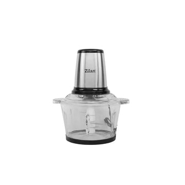 Mini tocător inox/negru Zilan ZLN3898, 2 l