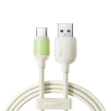 Cablu Date si Incarcare Joyroom S-A53, USB la USB-C, 3A, FastCharge, 1.2m - Bej