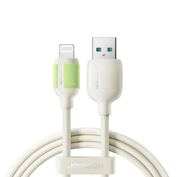 Cablu Date si Incarcare Joyroom S-A53, USB la Lightning, 3A, FastCharge 2m - Bej