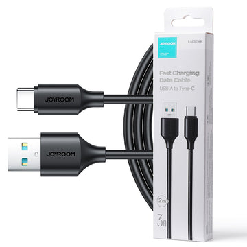 Cablu Date si Incarcare Joyroom S-A9, USB-A la USB-C, 2m - Negru