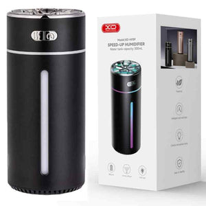 XO HF09, Umidificator Casa/Auto, tip Spary, 800mAh, Cool Atmosphere - Negru