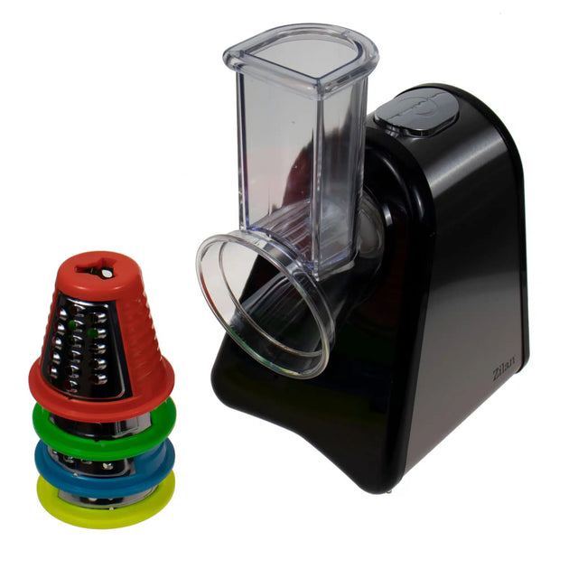 Rasatoare Electrica Zilan ZLN0498, Inox, 4 Accesorii, 200W