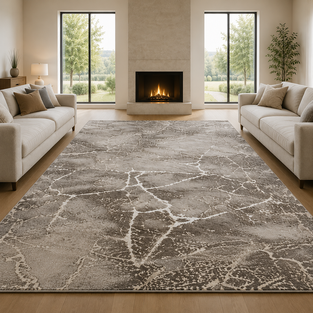 Covor Livario Imperial Effect Gresie Bej Bej
