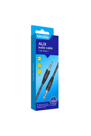Cablu Audio Kaku KSC-450, Jack 3.5mm M la Jack 3.5mm M, 1m - Negru