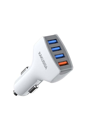 Incarcator Auto Kaku KSC-484, 20W, 4xUSB-A, QC 3.0 - Alb