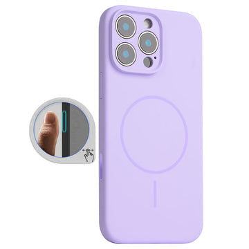 Husa MagThin pentru iPhone 16 Pro Max, SoftTouch, Camera Control, TPU - Mov deschis