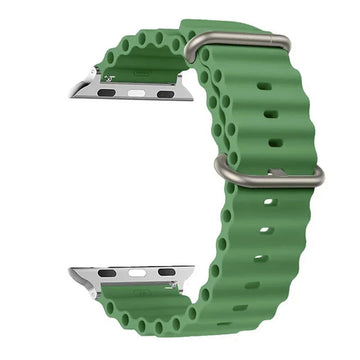 Accesoriu, Accesoriu XO BT02B, Curea Silicon, pentru iWatch, Marine Sports, Universal 42/44/45/49mm - Verde