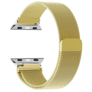 Accesoriu, Accesoriu XO BT07A, Curea Metalica, pentru iWatch, Magnetica 38/40/41mm, Metall - Auriu
