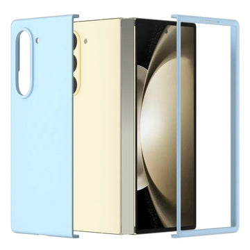 Husa Though pentru Samsung Z Fold6, Thin Matte, AntiShock - Albastru deschis