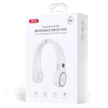 Cooler XO MF100, pentru Gat, Curved Fan, 1200mAh, 5 Viteze - Alb