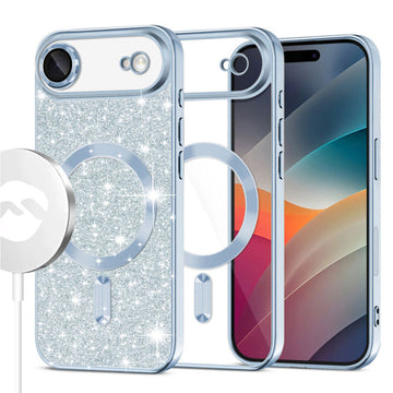Husa MagSparks pentru iPhone 17 Air - Albastru deschis