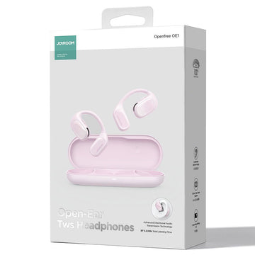 Joyroom (JR-OE1) - Casti Wireless, Open Ear, BT 5.3, 120h StandBy, 600mAh, Pink