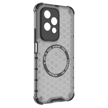 Husa HoneyComb pentru Honor 400 Lite, X70i, Magnet MagCase, AntiDrop Corners - Gri