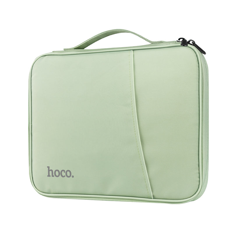 Hoco (GT2) - Geanta pentru laptOppo 10.9", din material textil, cu microfibra, Simple Series, Green