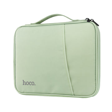 Hoco GT2, Geanta pentru laptop 10.9 inch, din Material Textil, cu Microfibra, Simple Series - Verde