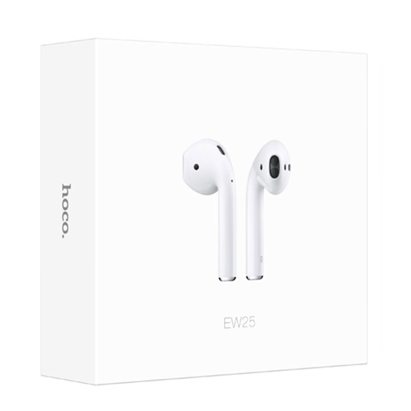 Hoco (EW25) - Casti Wireless, Ear Buds, BT 5.3, 200h StandBy, 350mAh, True, White