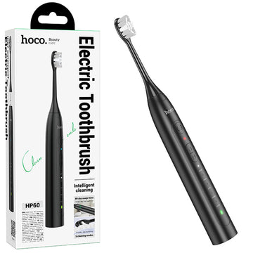 Hoco HP60, Periuta Electrica de Dinti, Moduri multiple, 4 Capete - Negru