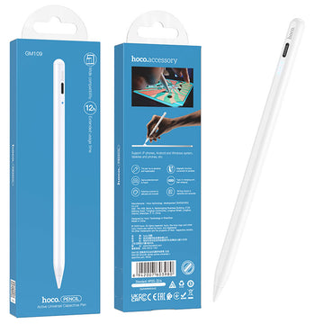 Stylus Pen Hoco GM109 Universal Capacitiv - Alb