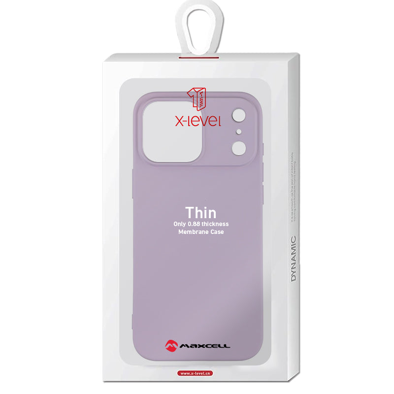 Husa X-Level Thin - iPhone 17 Pro Max, Thin Series, SoftTouch, Lila