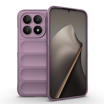 Husa Wave pentru Xiaomi 15T, Grip Anti-Shock, TPU - Mov deschis