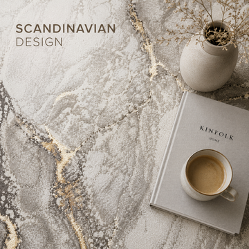 Covor Modern Carrara Livario Cream Gold