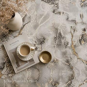 Covor Modern Diamant Livario Cream Gold