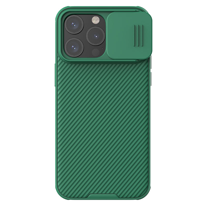 Husa Nillkin, pentru iPhone 15 Pro, CamShield Pro, TPU, Deep Green