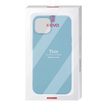 Husa X-Level Thin pentru iPhone 14 Plus, MicroFiber - Turcoaz