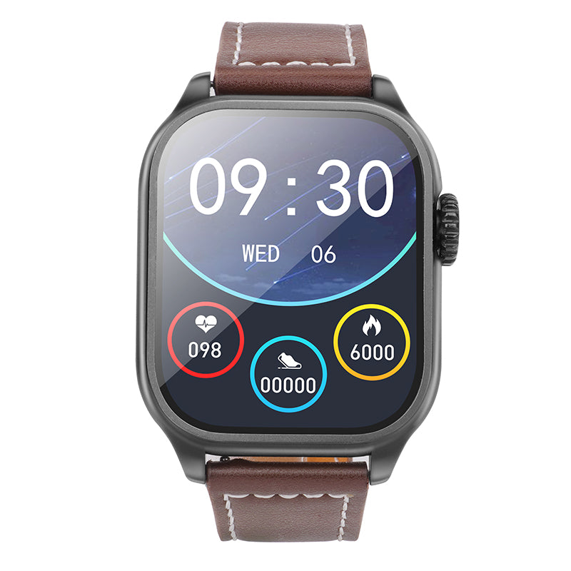 Smartwatch Hoco Y17, ecran 2.3 inch, Bluetooth dual, baterie 300mAh, Sport - Negru