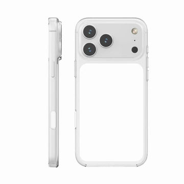 Husa Pure MagIC pentru iPhone 15, Acril, MagSafe, Premium - Alb / Transparent
