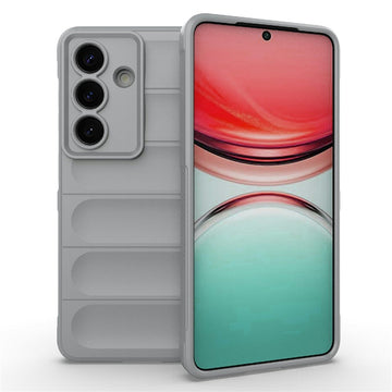 Husa Wave pentru Samsung Galaxy S26, Grip Microfiber, ShockProof - Smoke gri