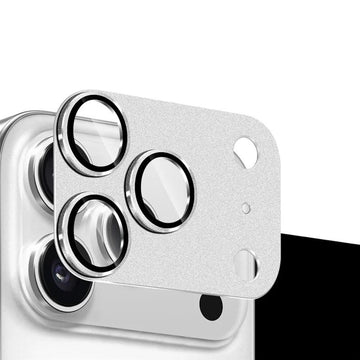 Folie Camere pentru iPhone 17 Pro, Camfit, Metalica, Full Cover - Argintiu