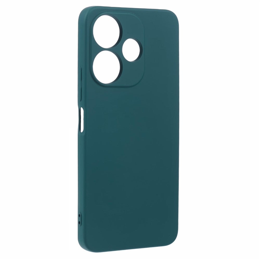 Husa Soft - Redmi 13, MicroFiber, Soft TPU, Deep Green