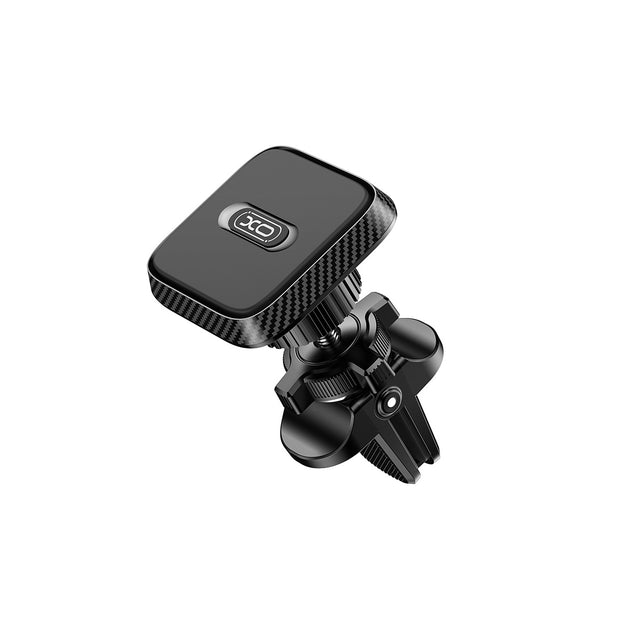 Suport Auto XO C123, Magnetic, Montaj Ventilatie, Square, MultiAngle, Lock Position - Negr