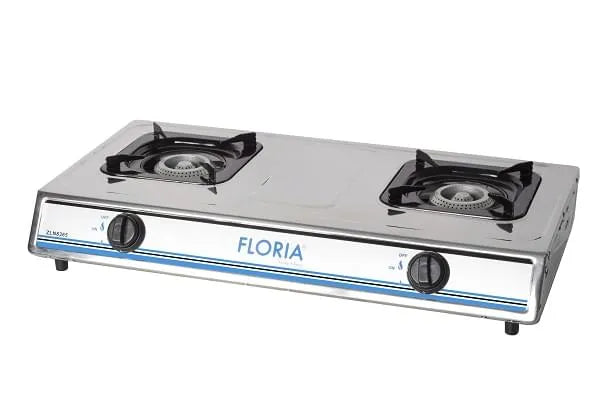 Aragaz 2 ochiuri inox Floria ZLN8365